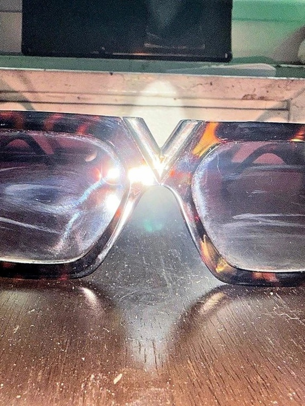 Louis Vuitton Tortoiseshell Sunglasses in Brown